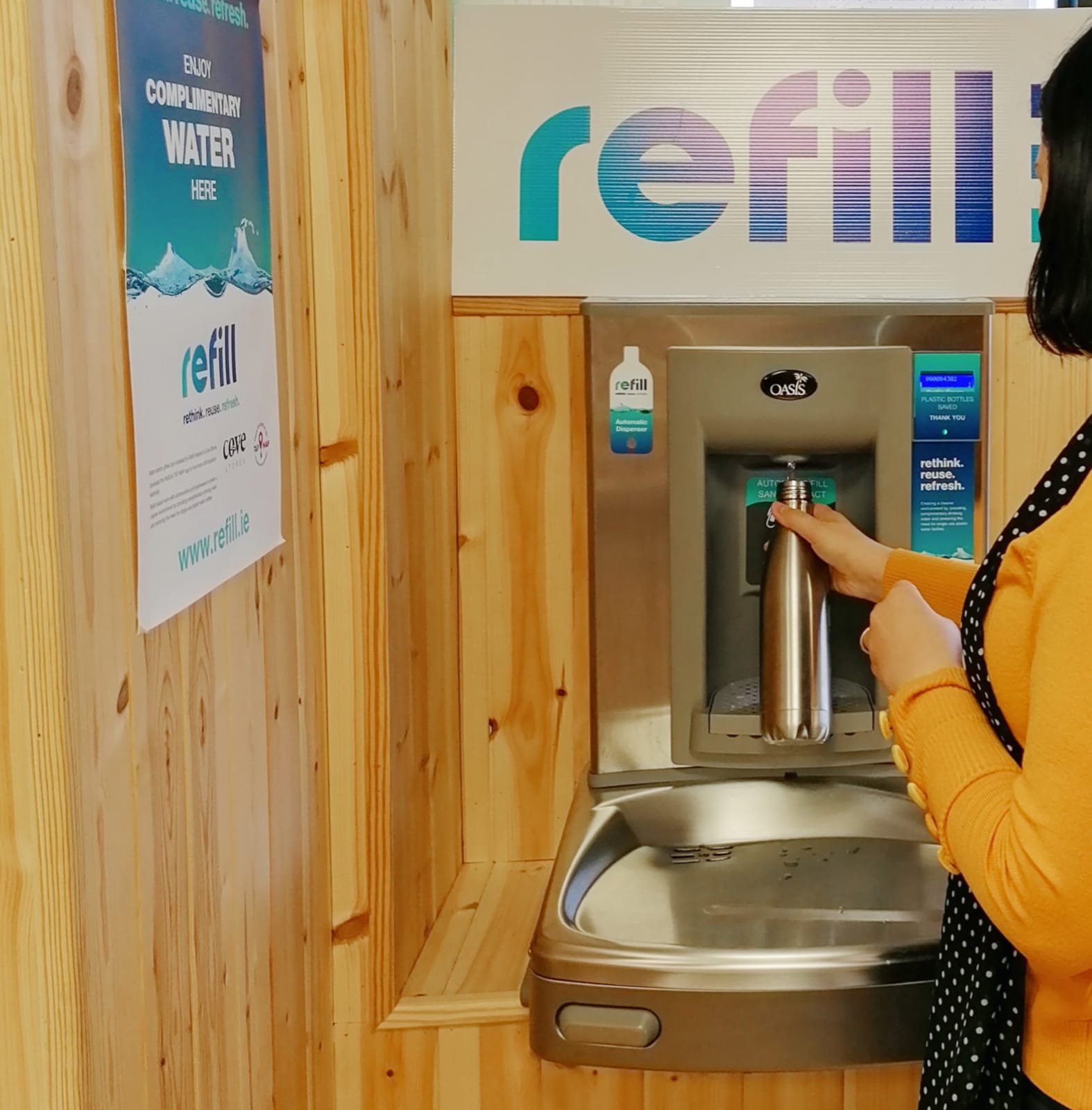 We want to deliver a refill station in every supermarket in Ireland
